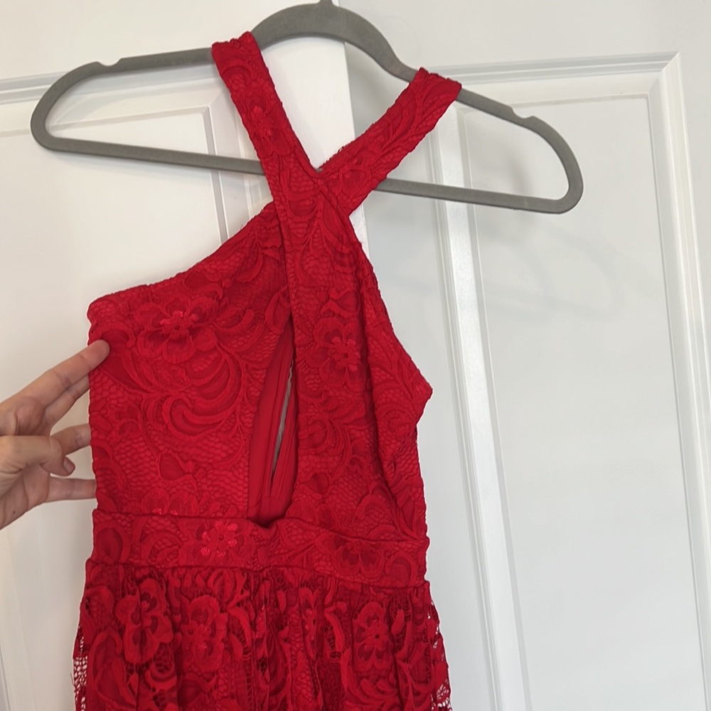 Red Lace Dress